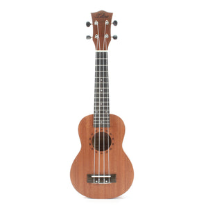 Zebra 21 Soprano Ukulele Sapele 15 Frets Musical Wood Instrument"