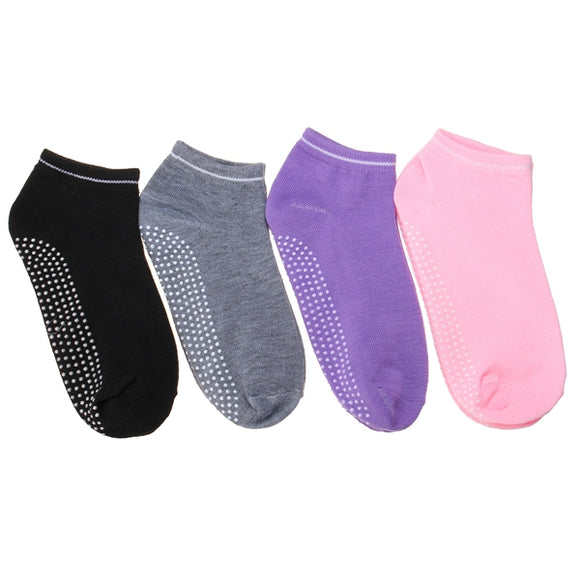 Pilates Yoga Anti Not Slip Grip Cotton Socks Massage Exercise Sport Tool