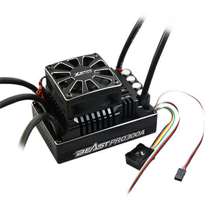 ZTW Beast Pro 300A Full Waterproof ESC 6-12S Lipo W/ Double Fan for 1/5 Buggy Truck Rc Car Parts