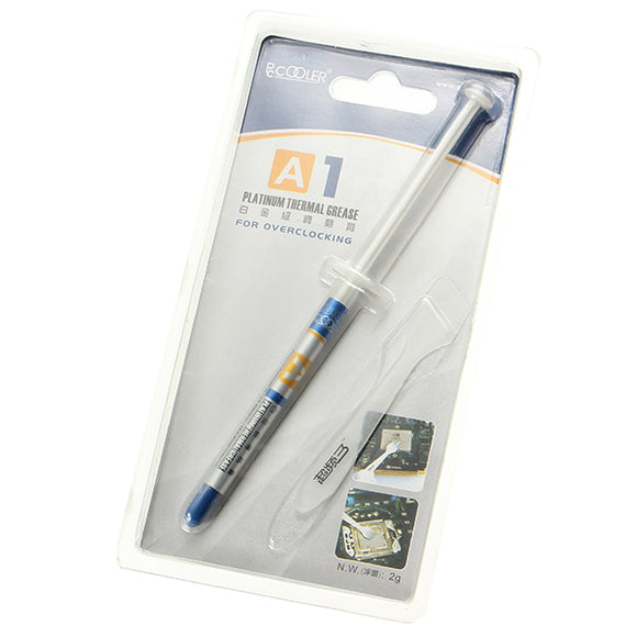 PcCooler A1 Thermal Grease Cooling for Overlocking Containing 25 Percent Silver Cooling Equipment