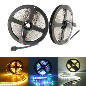 5M 300 LEDs SMD 3528 Flexible LED Strip Light Non-Waterproof DC 12V