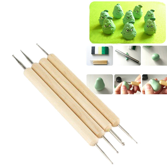 4Pcs Stylus Polymer Clay Pottery Ceramics Sculpting Modeling Tools