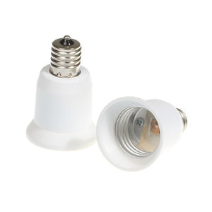 E17 To E26/E27 Base LED Light Lamp Holder Bulb Adapter PBT Converter Socket