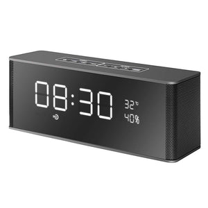 Multifunctional Digital Display Alarm Clock FM Radio TF Card Hands-free Wireless Bluetooth Speaker