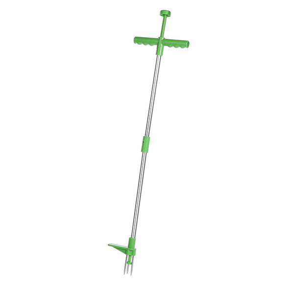 Portable Long Handled Lightweight Claw Weeder Durable Manual Outdoor Stand Up Garden Lawn Weed Puller Root Remover