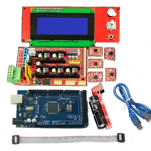 LCD2004 2560 R3 Control A4988 Driver RAMPS 1.4 Control Board Kit For 3D Printer