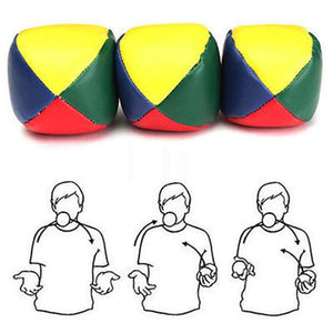 Set of 3 Juggling Balls Outdoor Sports Beanball Children Kids Toy Balls Classic Bean Bag Juggle Ball