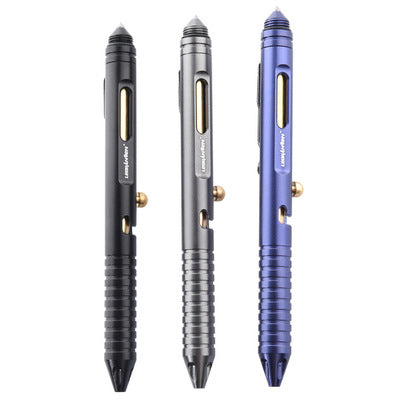 Tactical Pen Multifunctional Brass Whistle Pen Metal Tool Signing Pen 12 Pcs