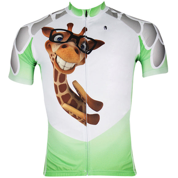 Men Short Cycling Jersey Sleeve Breathable Quick Dry Full Zipper Bicycle Scooter Shirts