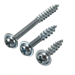 100pcs ST4-20/25/38 Screws Carbon Steel Cross Head ST4 Woodworking Screw Half-tooth Self-tapping Sc