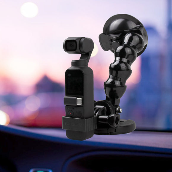 Sunnylife OSMO Pocket Gimbal Expansion Bracket with Car Suction Mount Holder Adatper Accessories for DJI