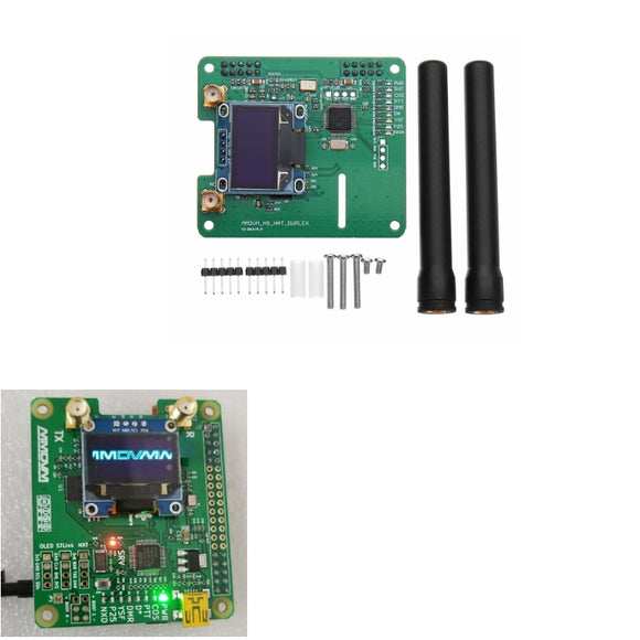 MMDVM DUPLEX RX TX UHF VHF Hotspot Support P25 DMR YSF NXDN DMR + OLED for Raspberry Pi