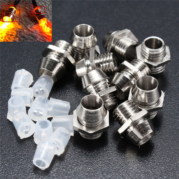 10PCS 3MM Round Chrome Metal Plastic LED Lamp Light Base Emitting Diode Bezel Holder