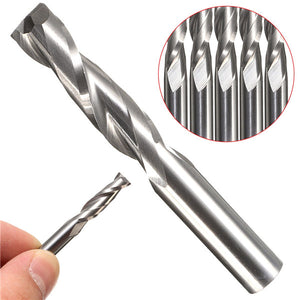 6x22mm Milling Cutter Double Flute Spiral Cutter CNC End Mill Cutter