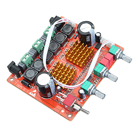 DC 12-24V 200W 3 Channel D Class 2.1 Digital Power Amplifier Board High Power Bass Speaker