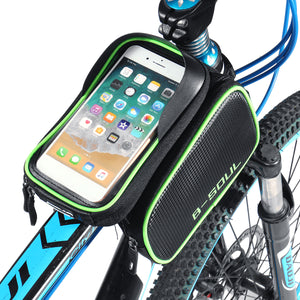 BIKIGHT 1.5L Bike Bag 6.2 Touch Screen Phone Case Waterproof Bicycle Cycling Front Tube Bag"