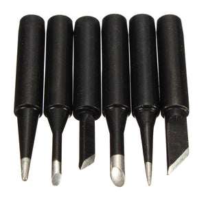 6Pcs Lead Free Solder Iron Tip 900M-T for Hakko Soldering ReWork Station Tool