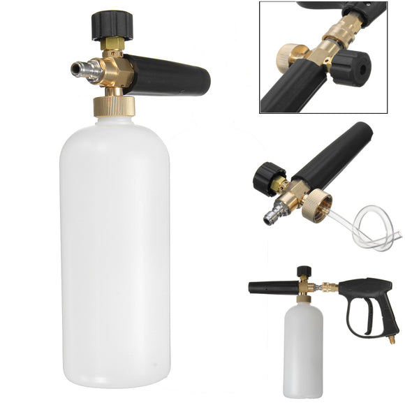 Foam Lance Snow Pressure Gun & Bottle Foamer Wash Quick Adapter Jet