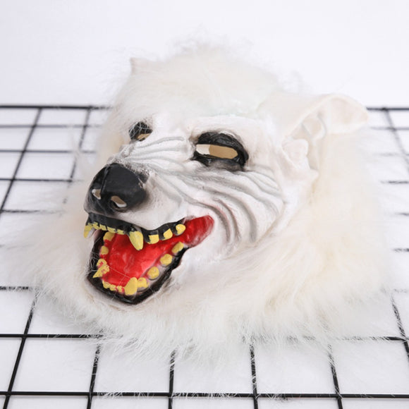 Adult Wolf Mask Hands Men Ladies Animal Werewolf Fancy Dress Halloween Accessory