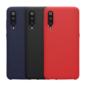 NILLKIN Smooth Shockproof Liquid Silicone Rubber Back Cover Protective Case for Xiaomi Mi 9 / Xiaomi Mi9 Transparent Edition