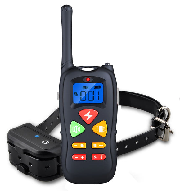 Dog Training Collar  Rechargeable and Waterproof 1000 Foot Range Shock Electric Collar