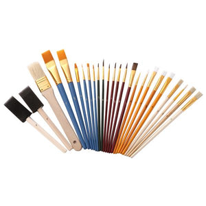 Zhuting 2501 25Pcs Multi-function Nylon Practical Writing Brush Set