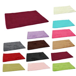 120x160cm Shaggy Fluffy Thicken Anti Skid Yoga Mat Rug Cushion Winter