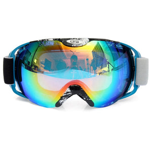 Motorcycle Riding Anti Fog Goggles Unisex Dual Lens Outdooors Snowboard Ski Glasses