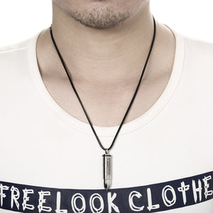 Stainless Steel Cross Scripture Bullet Men Pendant Jewelry Clothing Accessories For Necklace