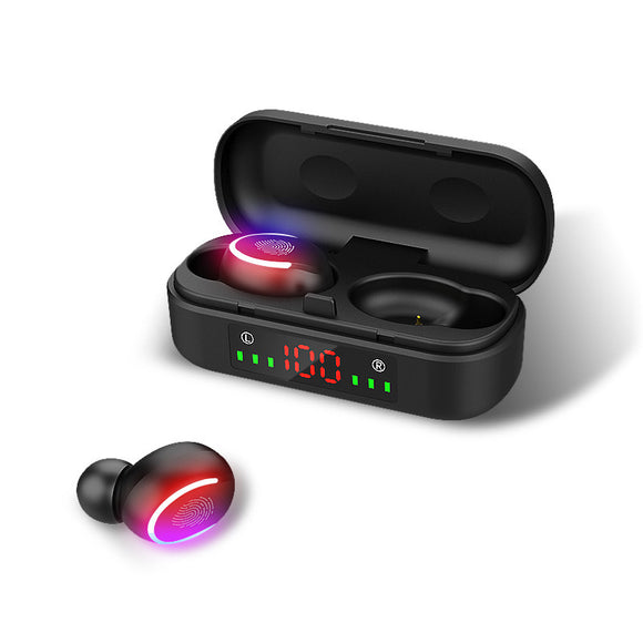 Bakeey V8 TWS Wireless Earbuds bluetooth 5.0 In Ear Earphone Mini Sports Music HiFi Stereo LED Display Headphones for iPhone