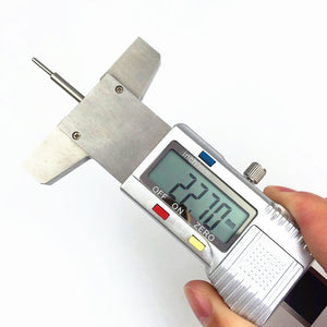 Digital Tread Depth Gauge 0-25mm LCD Stainless Steel Tyre Tread Depth Gauge Caliper Metric/inch Tread Ruler