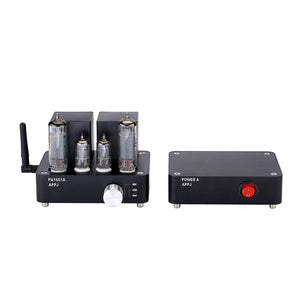 APPJ PA1601A 6J1 6P14 3W+3W WIFI Vacuum Tube Lossless HIFI Power Amplifier Support Memory Card USB Stick AUX USB