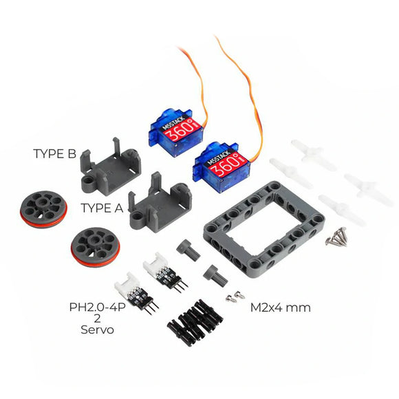 M5Stack Servo Kit 360 Degree Micro Servo 9g SG90 Servo UIFlow Helicopters Drones Airplane