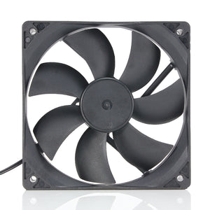 DC 5V Black Cooling Fan USB Computer Case Silent Cooling Fan 120x120x25mm