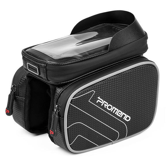 PROMEND SGB-14E38 6.2 inch Waterproof Touch Screen MTB Bicycle Bag Reflective Frame Top Tube Phone B