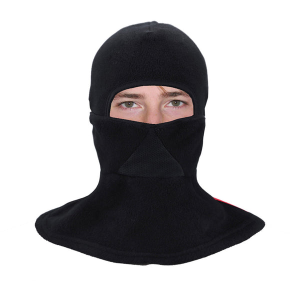 Motorcycle Cycling Skiing Full Face Mask Winter Thermal Fleece Neck Warmer Scarf