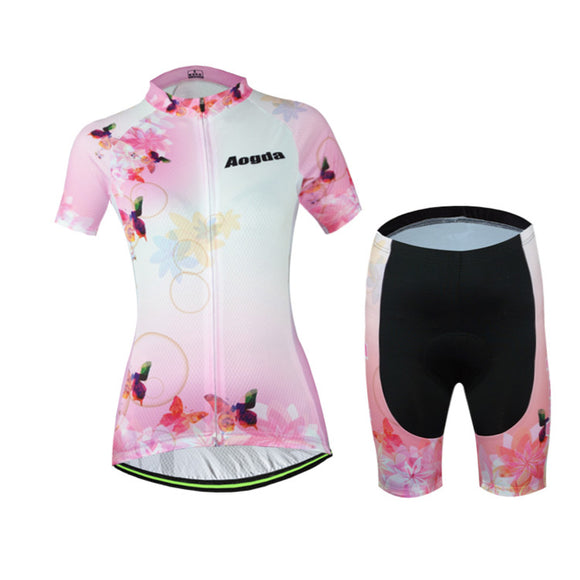 Tree Bike Clothing Suit Bicycle Arm Warmers Short Sleeves Set for Women