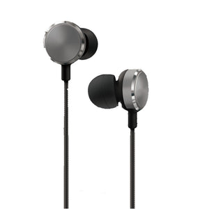 MIXZA GM-ST01 Metal 3.5mm In-ear Earphone Bass Hybrid Stereo Headphone with Mic for iPhone Samsung