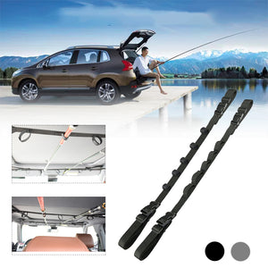 2 X Portable Car Fishing Raft Truss Rack Rod Holder for SUV  Cars 1.5*86.6 Carp Tackle Accessories"