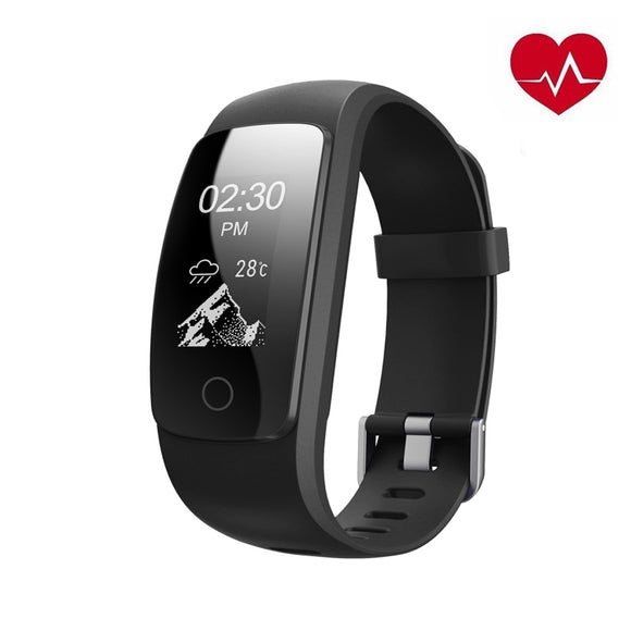 ID107 PLUS HR 0.96 Inch GPS Anti Lost Heart Rate Monitor Smart Wristband Bracelet Fitness Tracker