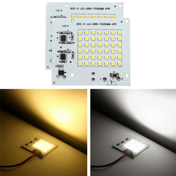 20W SMD2835 Outdooors Smart IC LED COB Chip Bead DIY Flood Light Lamp 220V