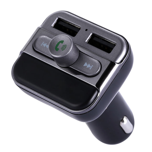 Auto bluetooth MP3 Hands Free 4.0 Dual Usb Charger 2.1A Car Kit Multifunction