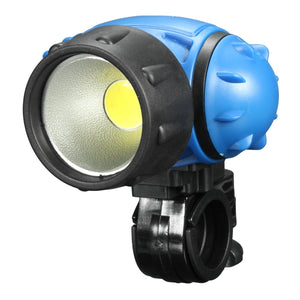 Bicycle Light COB LED Headlight Front Night Riding Cycling Head Light Lamp