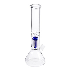 13.77 Blue Glass H ookah Straight Water Bottle Gift Straw For Smoking Shi sha Chi cha"