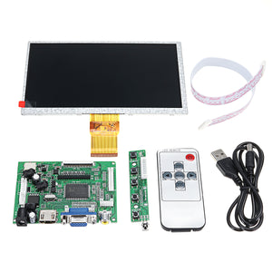 7 inch 1024x600 LCD Display with Case + LCD Driver Board Kits for Raspberry Pi