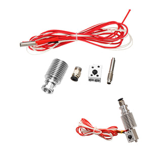 M7 Thread 1.75mm Filament V6 Straight Type Throat Nozzle Integrated Kit with 12vV 40W Heating Tube