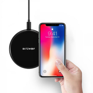 BlitzWolf BW-FWC3 5W Wireless Charger Charging Pad for iPhone X 8 Plus S8 Note 8 S9