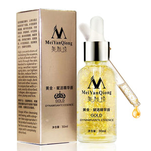 MeiYanQiong Pure 24K Gold Essence Anti Wrinkle Face Skin Care Anti Aging Collagen Whiten Moisturizer