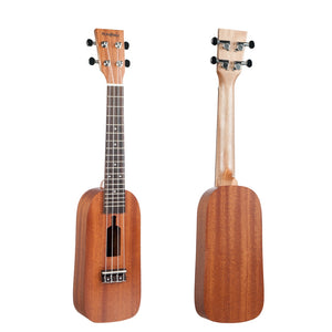 NAOMI 21/23 Inch Ukulele Bottle Design Sapele Topboard Backboard Rosewood Ukelele for Beginners