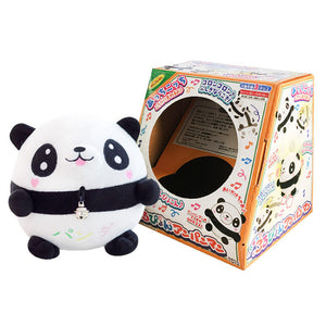 Jumping Springback Ball Stuffed Panda Doll Animal Musical Tumbler Toy With Packing